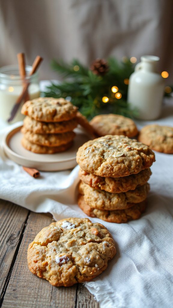 chewy vanilla oatmeal cookies
