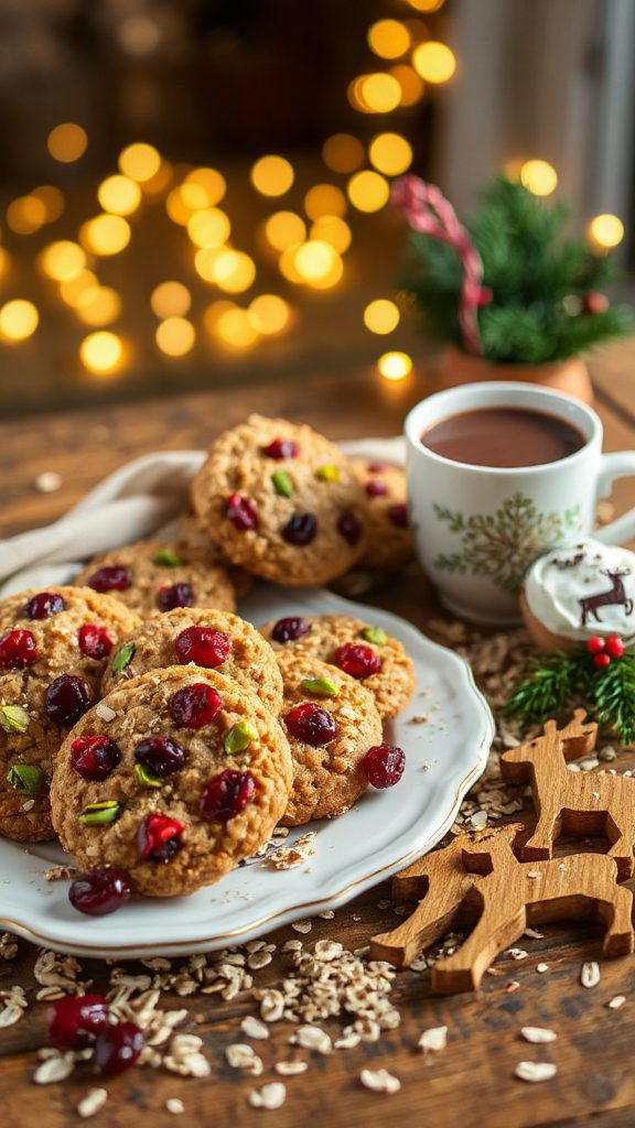chewy vegan cranberry cookies