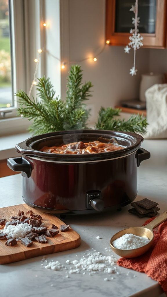chocolate caramel salted cookies