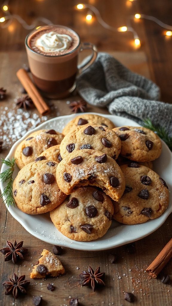 chocolate chip cinnamon cookies