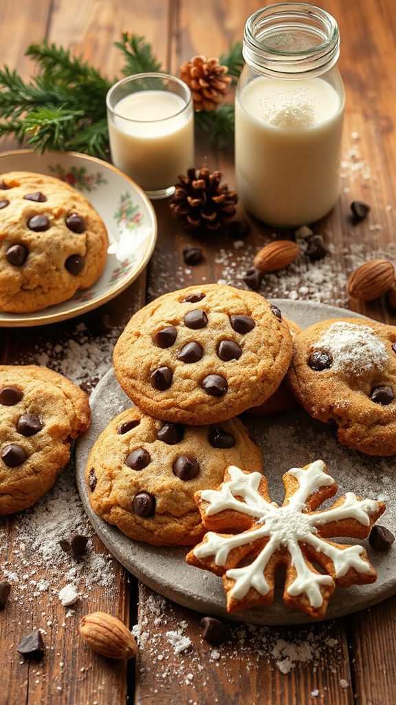 chocolate chip pine nut cookies