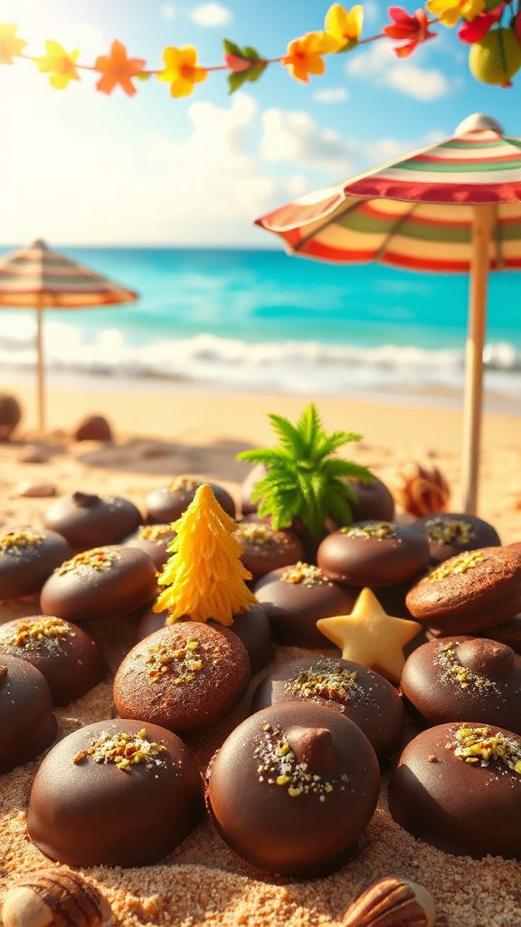 chocolate coated anise cookies chocolate coated anise cookies