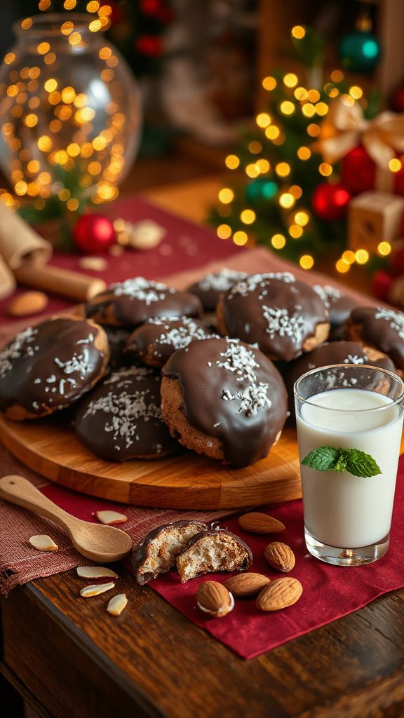 chocolate coconut almond cookies