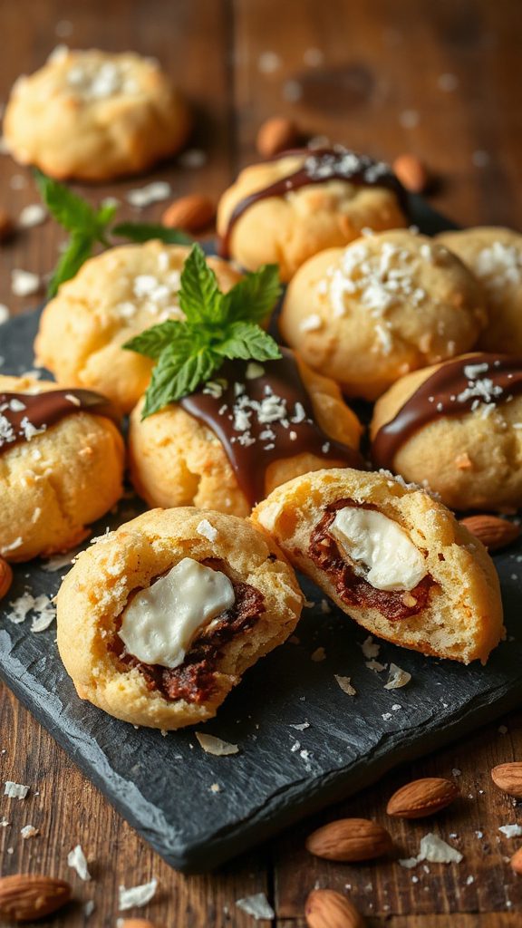 chocolate coconut almond cookies chocolate coconut almond cookies