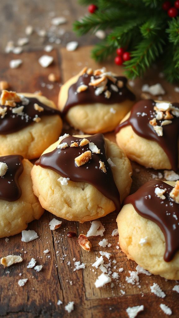 chocolate coconut holiday cookies chocolate coconut holiday cookies