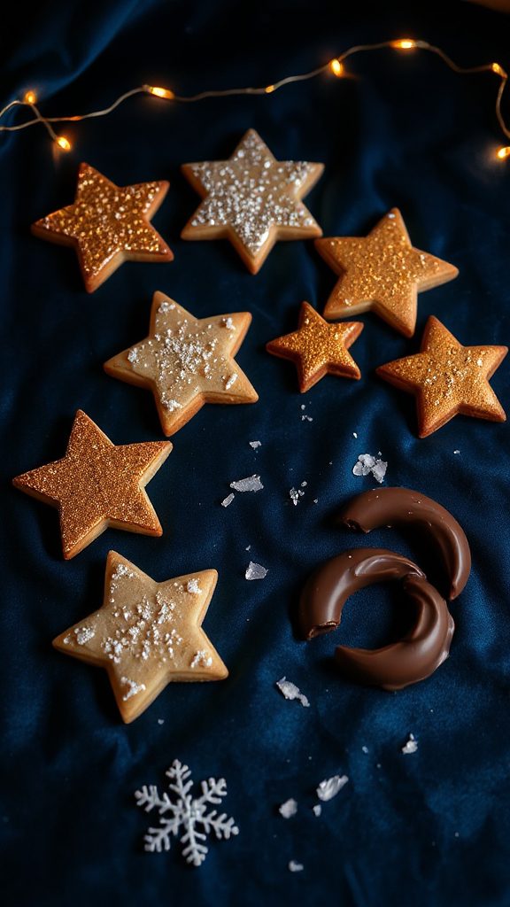 chocolate dipped crescent cookies