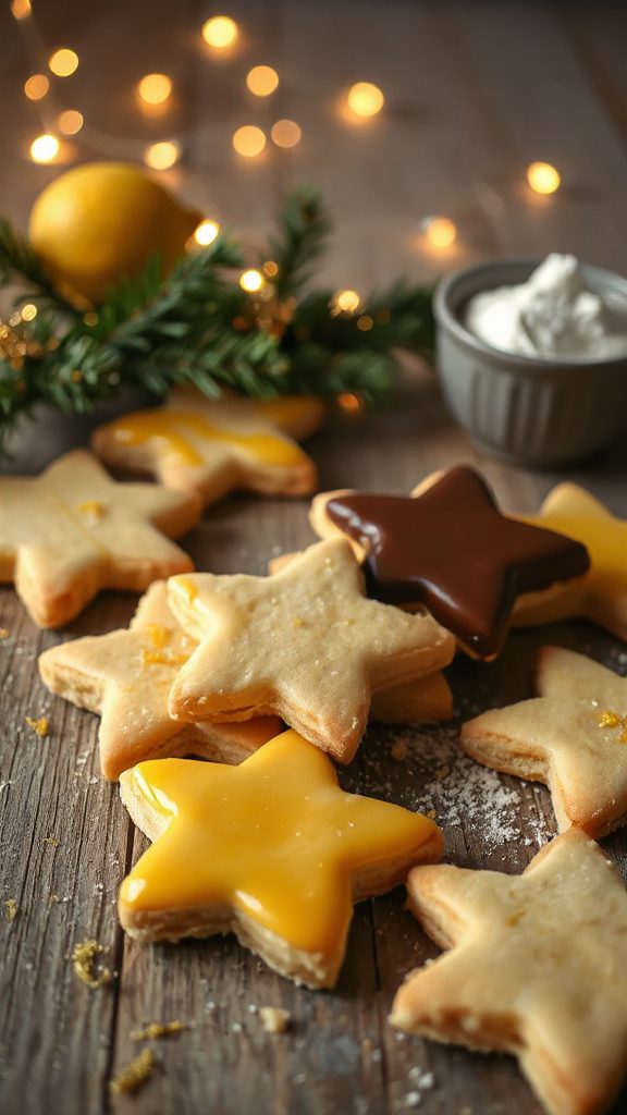 chocolate dipped limoncello shortbread cookies chocolate dipped limoncello shortbread cookies