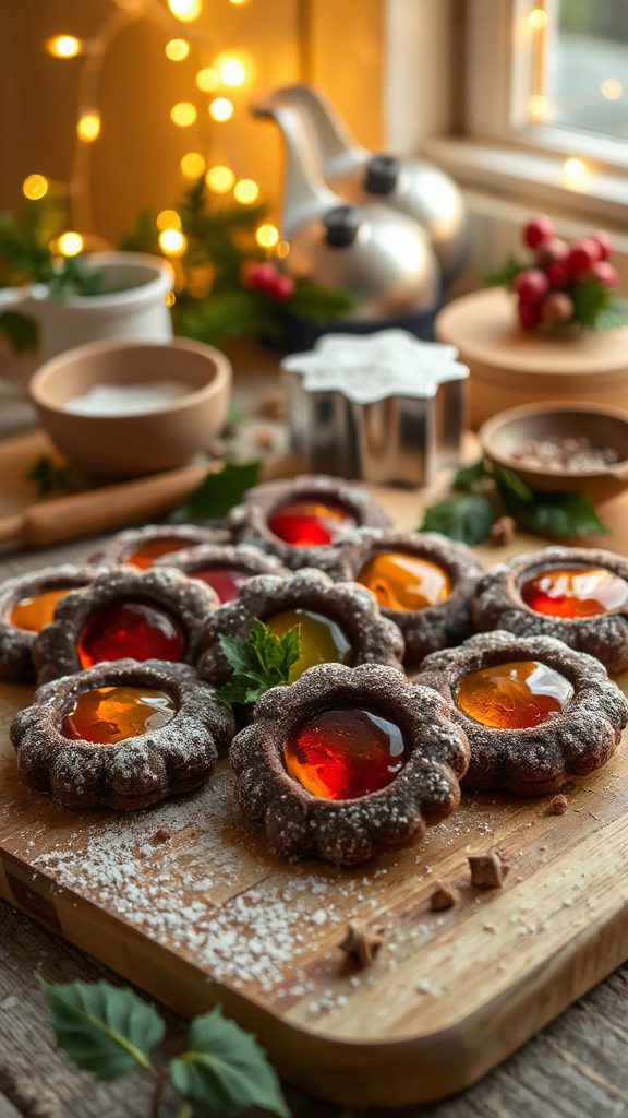 chocolate filled holiday cookies chocolate filled holiday cookies