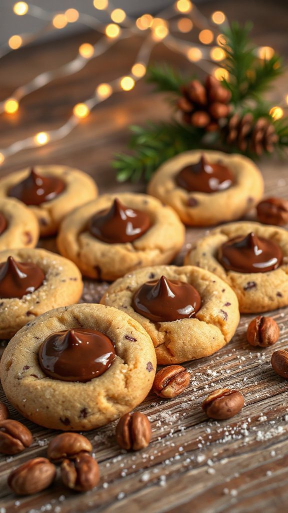 chocolate nutella hazelnut cookies
