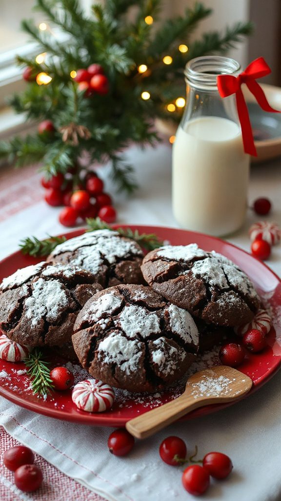 chocolatey festive cookie delight
