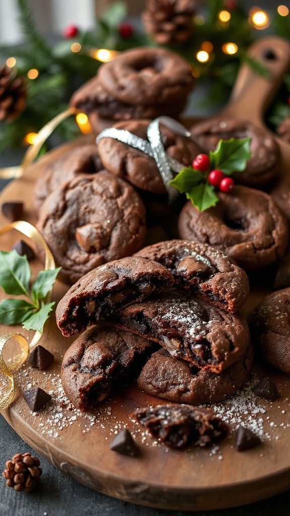 chocolatey fudge cookie delight