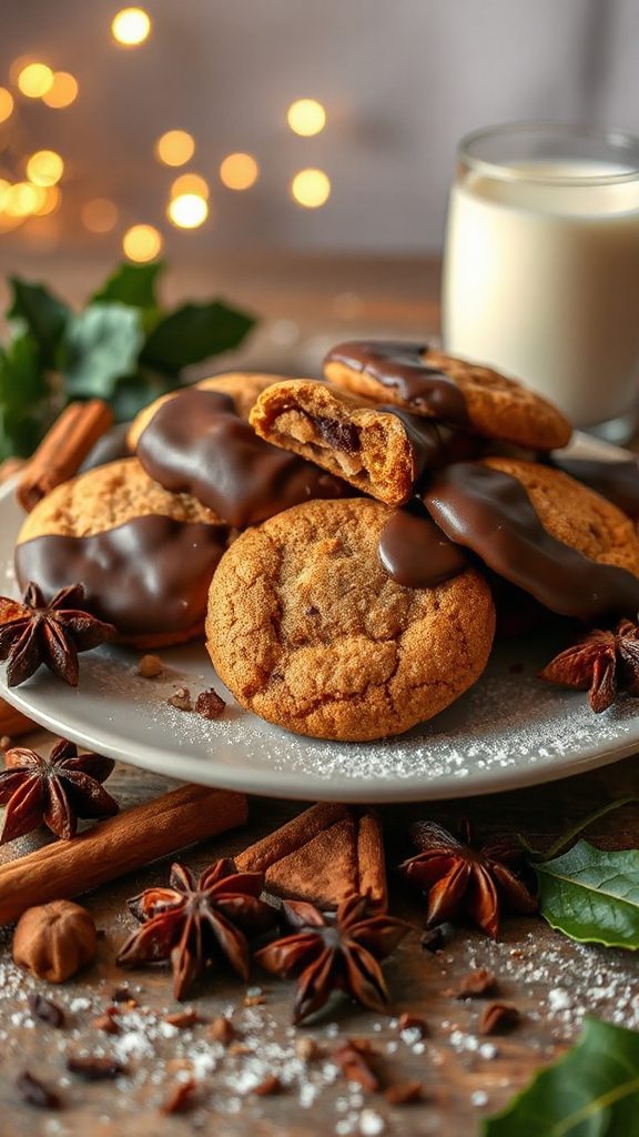 chocolatey ginger cookie delight
