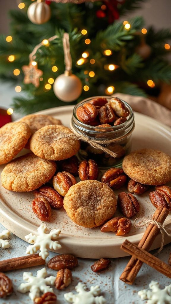 cinnamon nut infused snickerdoodle cookies