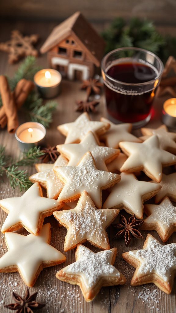 cinnamon star christmas cookies