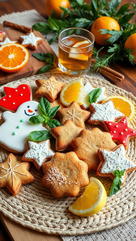 citrus basil butter cookies