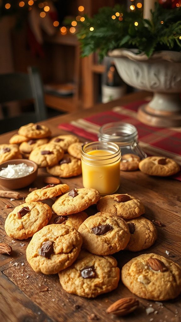 coconut almond turmeric cookies