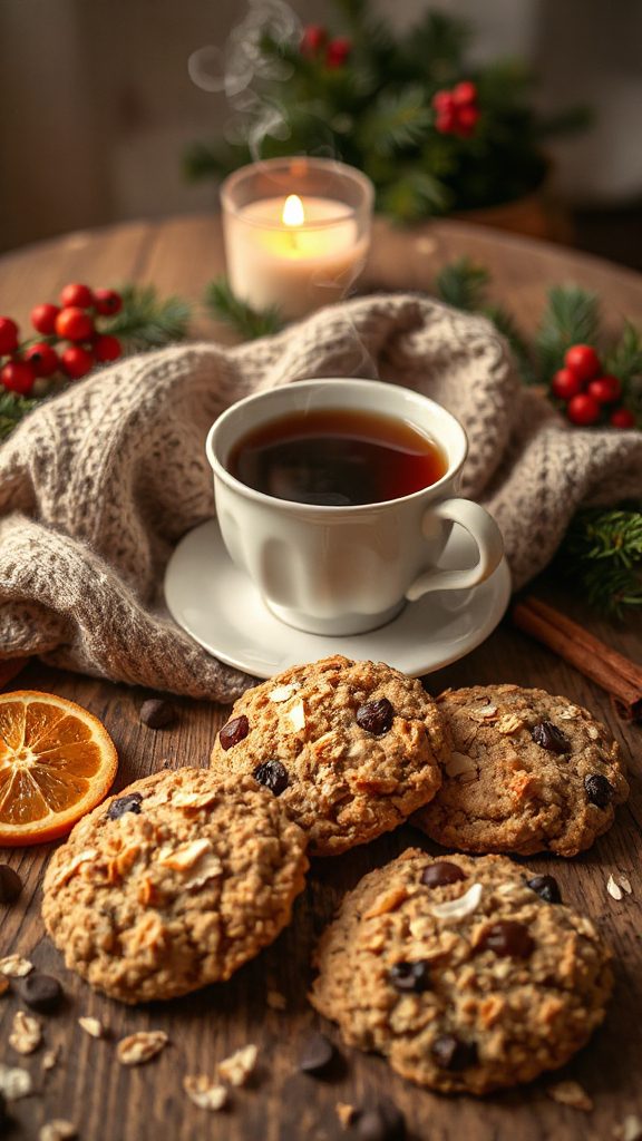 coconut black tea cookies