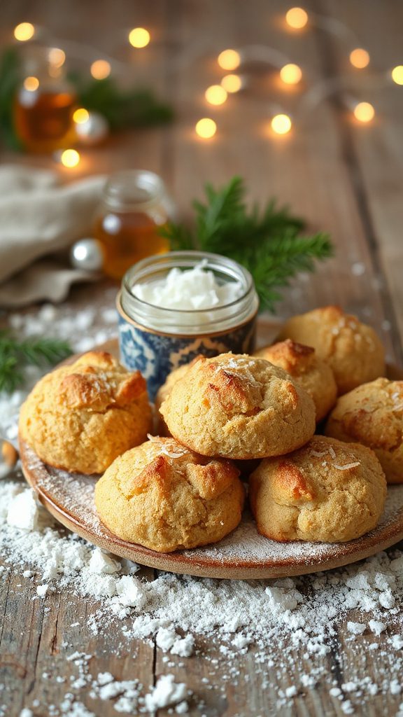 coconut cassava flour macaroons