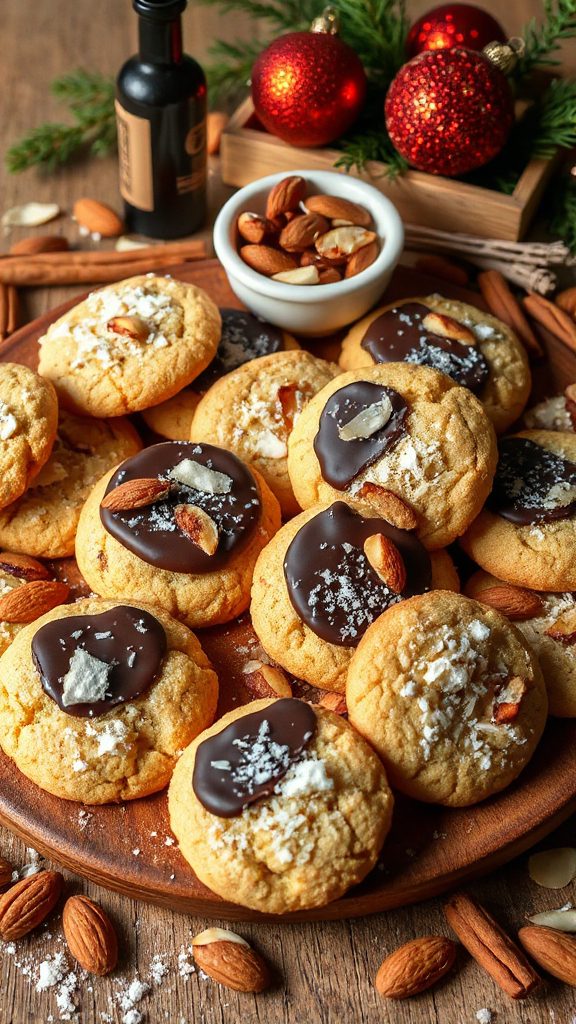 coconut chocolate almond cookies