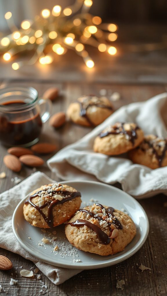 coconut chocolate almond cookies