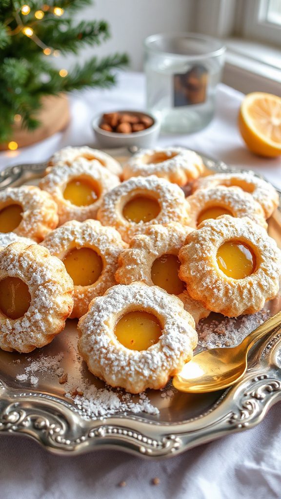 coconut cookies with pineapple filling