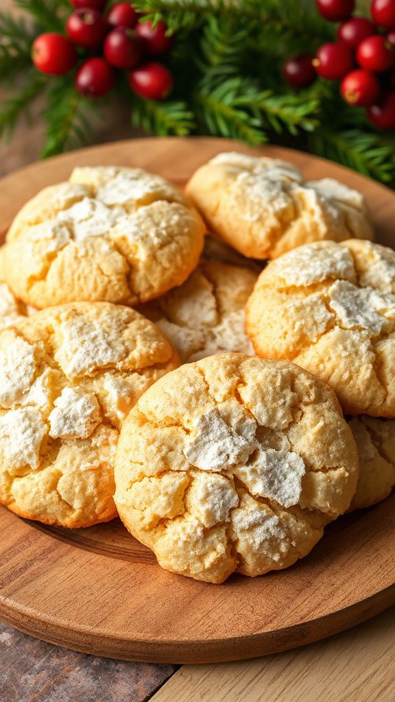 coconut crinkle cookies recipe