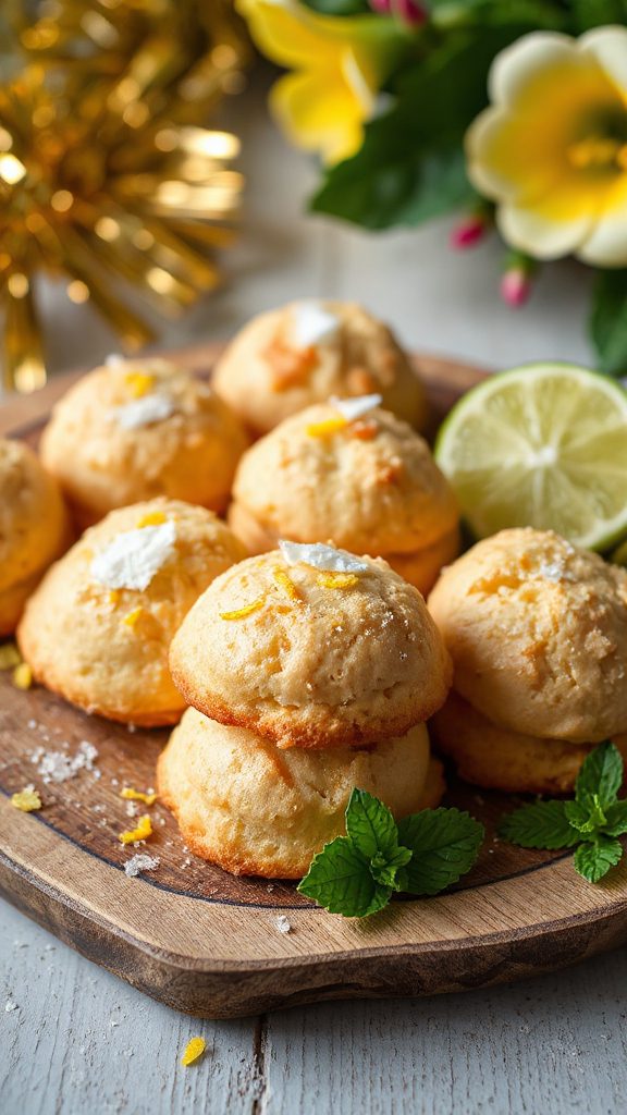 coconut macaroons with lime coconut macaroons with lime