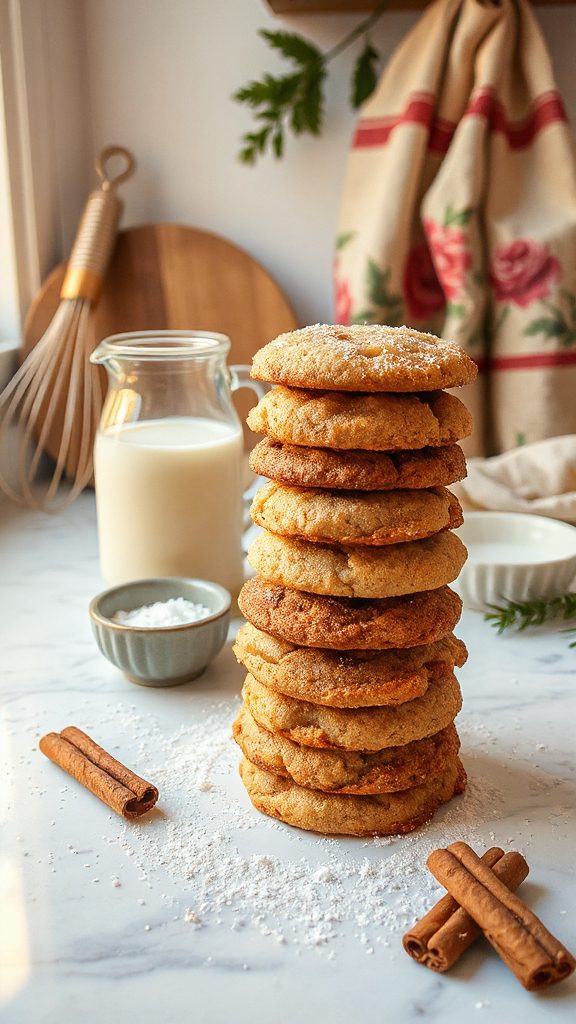 coconut milk snickerdoodle cookies