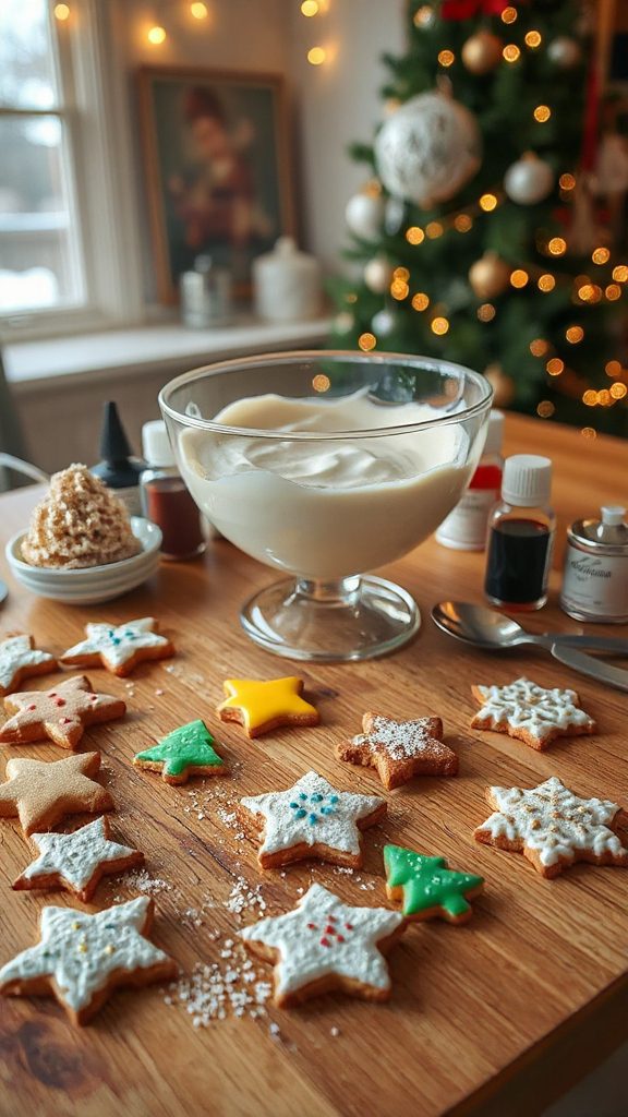 coloring royal icing carefully