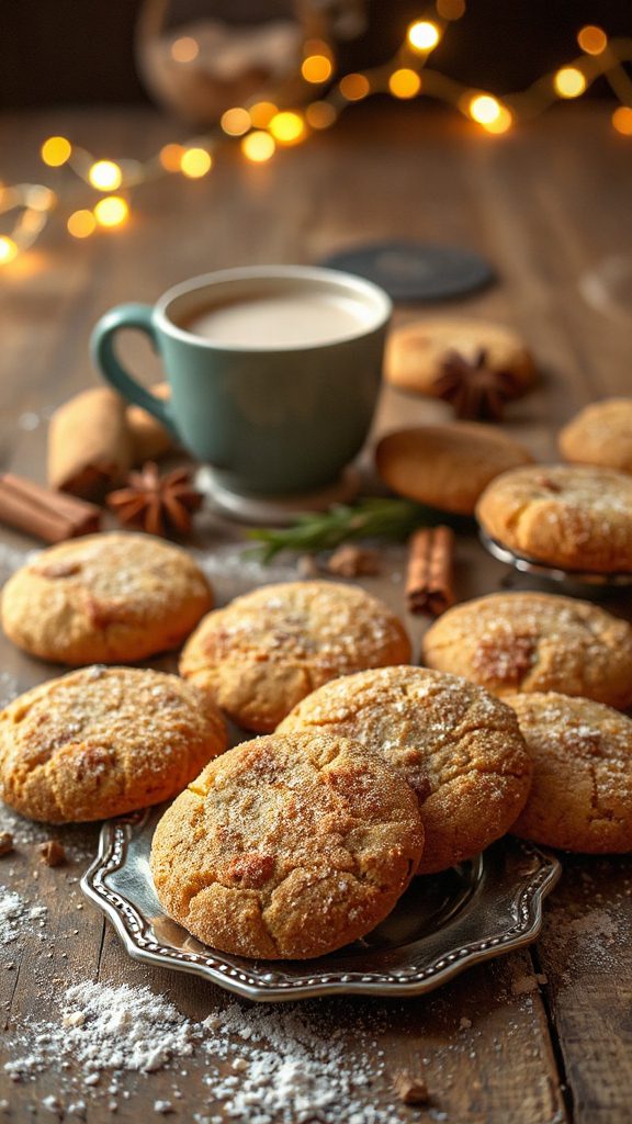 cozy spiced maple cookies