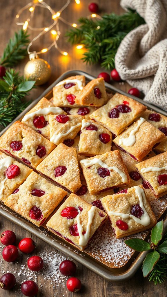 cranberry cream cheese bars