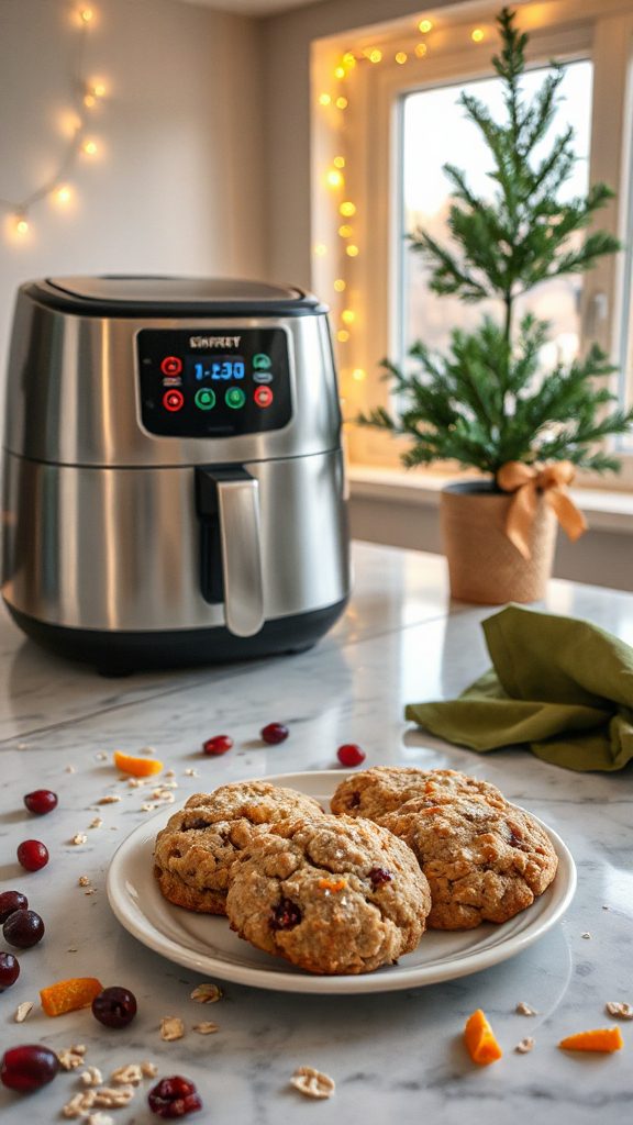 cranberry orange oatmeal cookies
