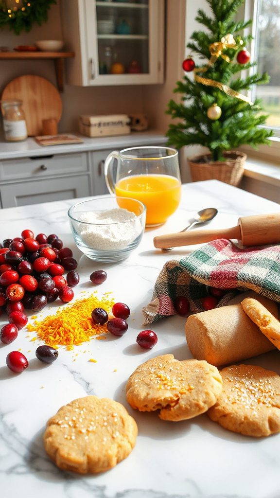 cranberry orange slice cookies