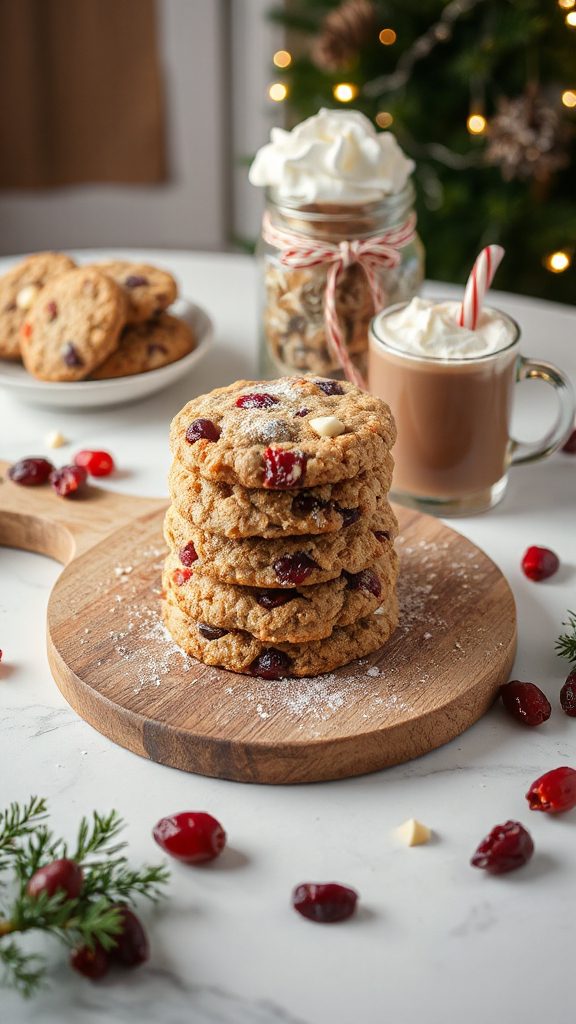 cranberry white chocolate cookies
