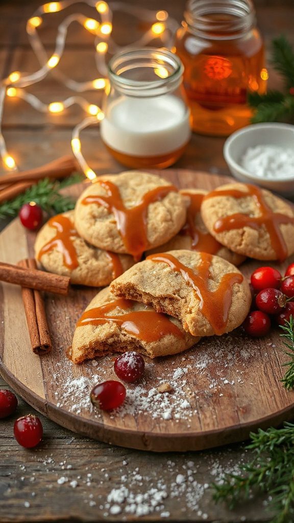 creative holiday cookie serving