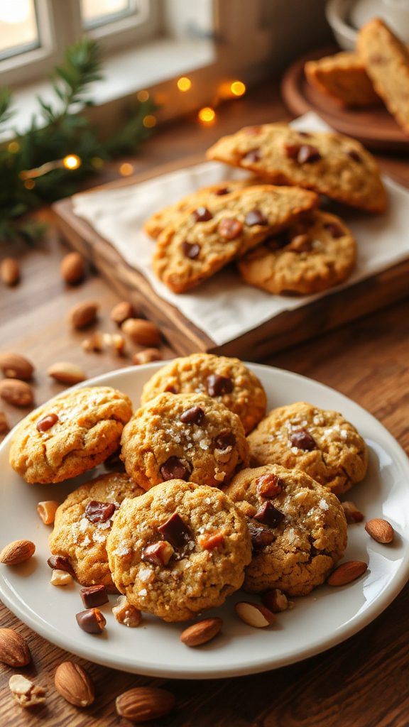 crispy nutty toffee biscotti