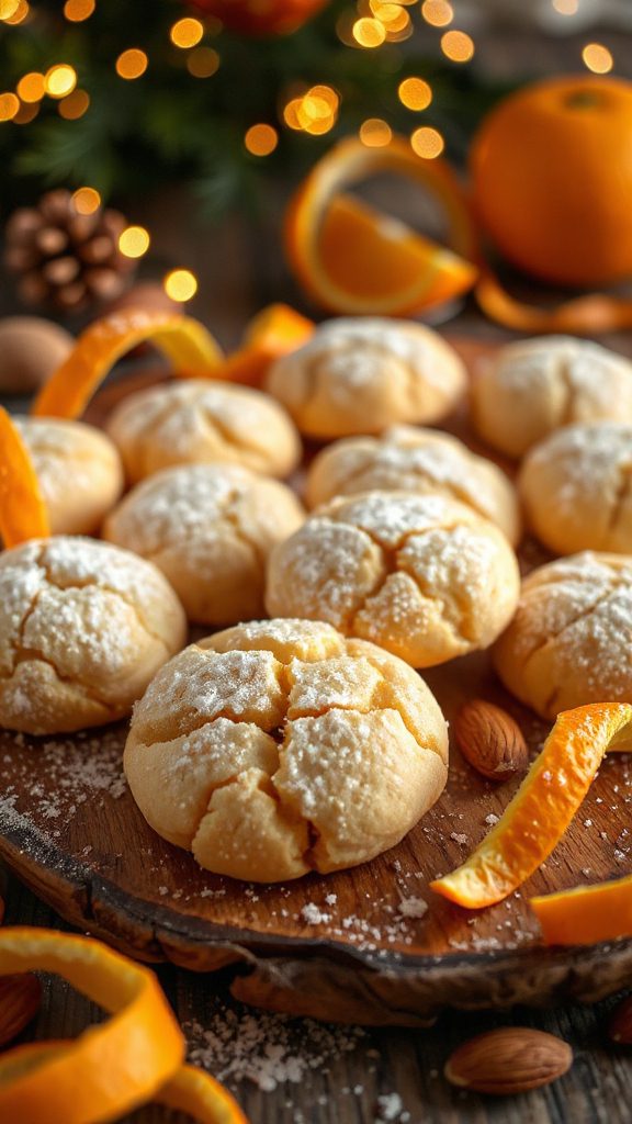 crispy orange almond cookies crispy orange almond cookies