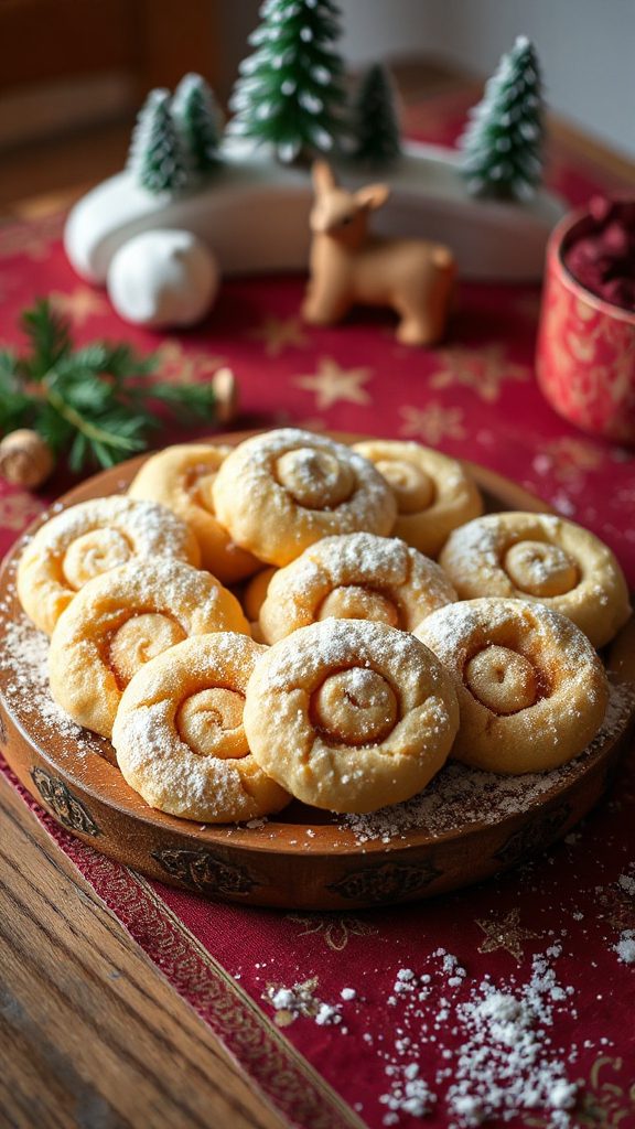 crispy sweet pastry cookies