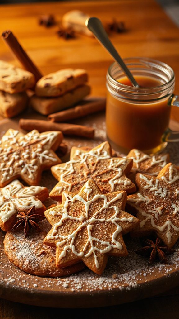 crunchy almond cinnamon cookies