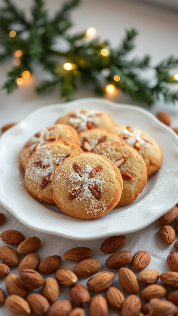 crunchy almond coffee cookies crunchy almond coffee cookies