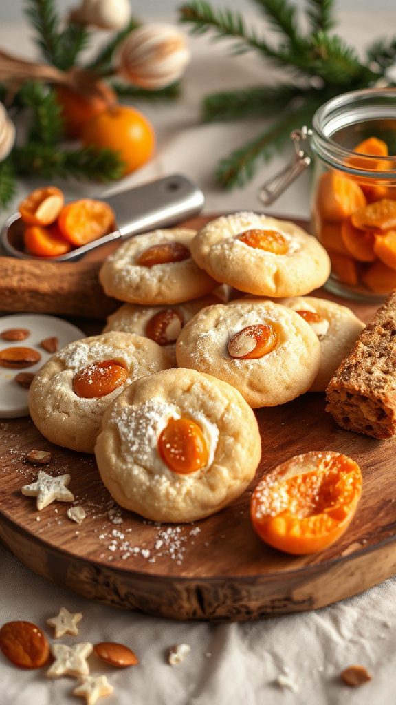 crunchy apricot almond biscotti