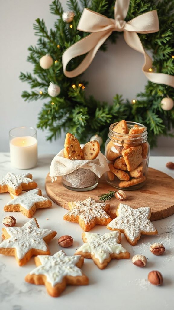 crunchy vanilla hazelnut biscotti