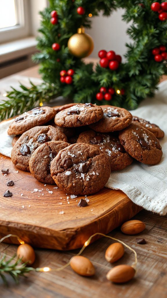 dark chocolate sea salt cookies dark chocolate sea salt cookies