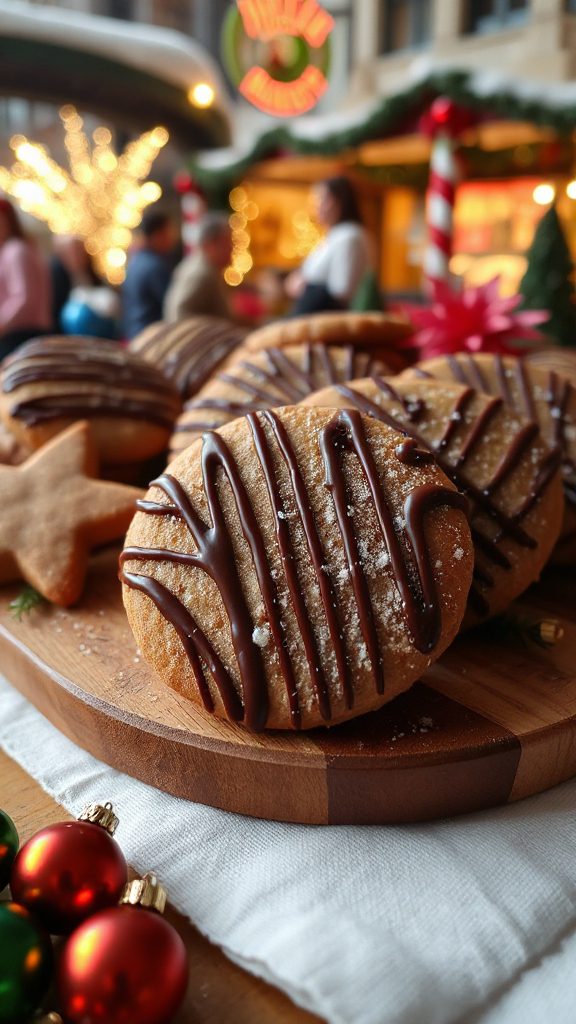 decadent chocolate drizzle cookies