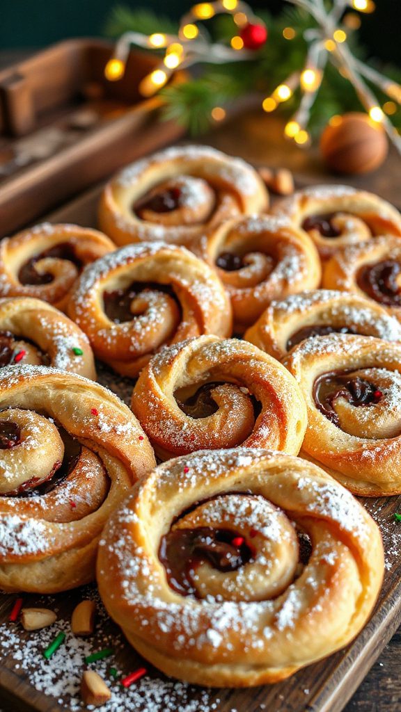 decadent chocolate hazelnut pastry