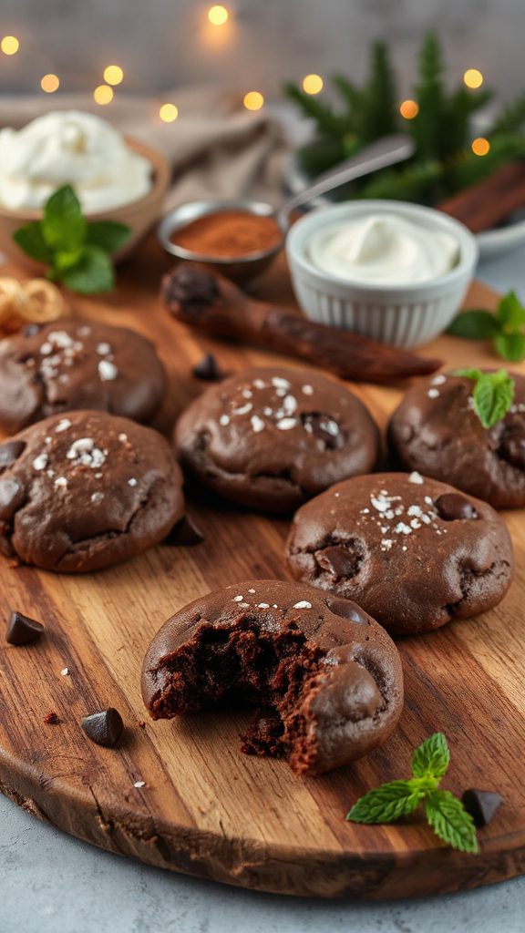 decadent chocolate sour cream cookies