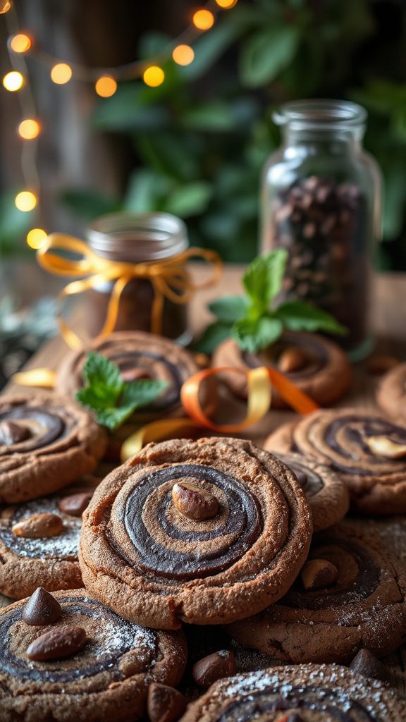 decadent chocolate swirl cookies
