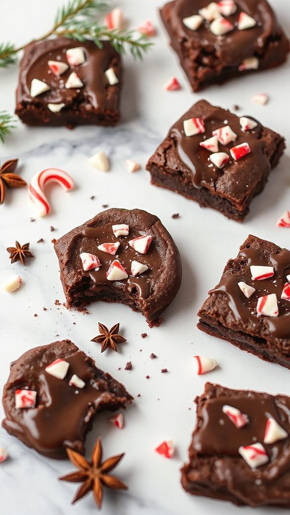 decadent mint chocolate cookies