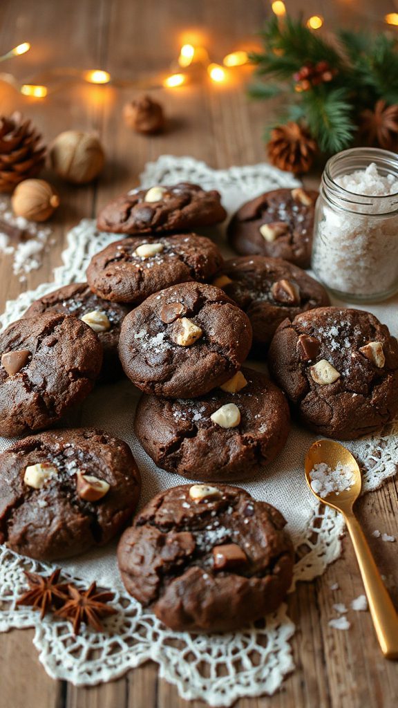 decadent triple chocolate cookies decadent triple chocolate cookies