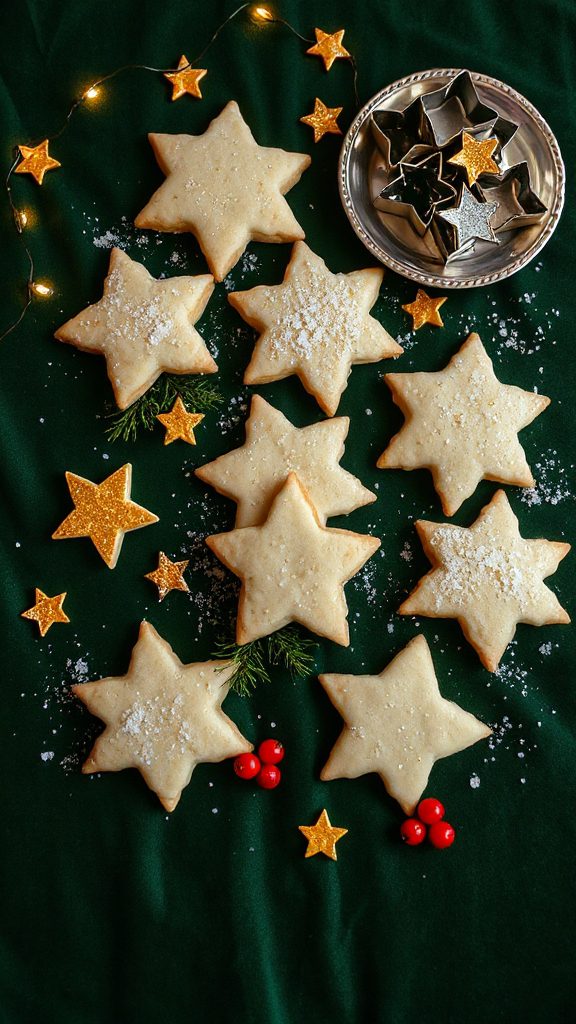 delicate buttery star cookies